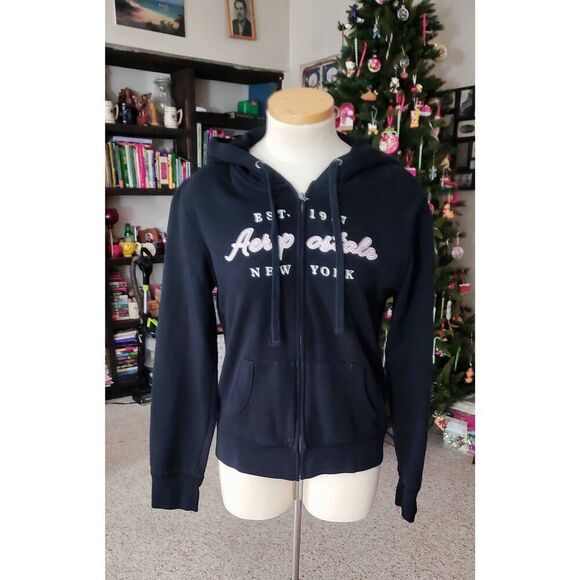 Aeropostale Tops - AEROPOSTALE WOMENS ZIP UP HOODIE